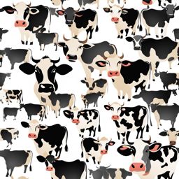 cow clipart transparent background - showcasing charming spots. 