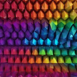 Rainbow Background Wallpaper - geometric rainbow background  
