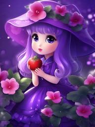 cute violet wallpaper  ,mobile iphone background wallpaper