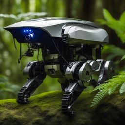 mechanical menagerie: amazon rainforest teeming with robot wildlife 