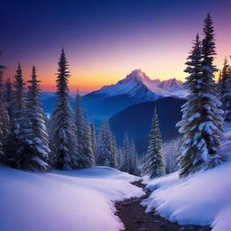 Mountain Background Wallpaper - mountain winter background  