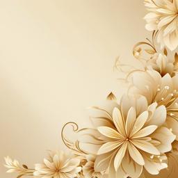 Beige Background Wallpaper - beige background with flowers  