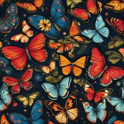 Butterfly Background Wallpaper - butterfly pattern wallpaper  