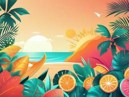 Summer Trendy Wallpaper  background