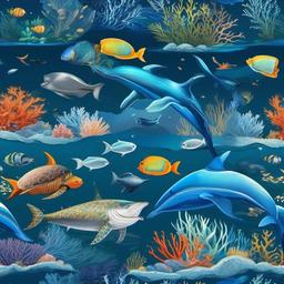 Ocean Background Wallpaper - ocean life background  