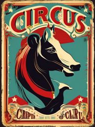 Classic Circus Poster - Take inspiration from vintage circus posters for your t-shirt. , vector art, splash art, retro t shirt design