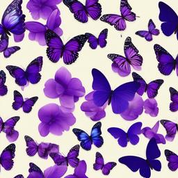Butterfly Background Wallpaper - butterfly violet background  