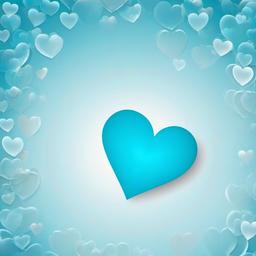 Heart Background Wallpaper - light blue wallpaper with heart  