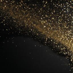 Glitter background - black with gold sparkle background  