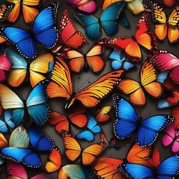 Butterfly Background Wallpaper - colorful butterflies background  