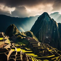 Desktop Backgrounds - Machu Picchu Landscape in Cusco  , splash art wallpaper, dull colors