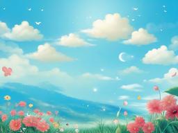 Cute Blue Sky Wallpaper  ,desktop background wallpaper