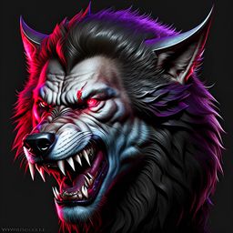 werewolf clipart - lucius, a ferocious and relentless werewolf. 