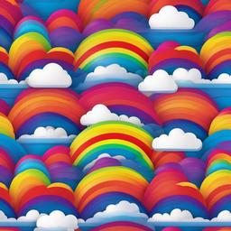 Rainbow Background Wallpaper - clouds rainbow background  