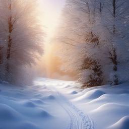 Winter background wallpaper - snow background realistic  