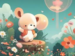 cute illustration wallpaper  ,desktop background wallpaper