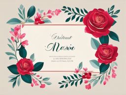 Wedding Invitation clipart - Stylish wedding invitation card, ,vector color clipart,minimal