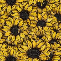 Yellow Background Wallpaper - yellow sunflower background  