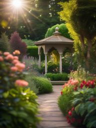 Secret Garden Hideaway - Create a garden that feels like a hidden and secret oasis. realistic, professional photography, bokeh, natural lighting, canon lens, shot on dslr 64 megapixels sharp focus