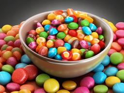 Candies clipart - assorted candies in a bowl  