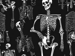 Skeleton Wallpaper Black  ,desktop background wallpaper