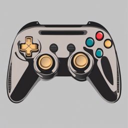 Game controller clipart - Game controller for gaming and entertainment,  color clipart, vector art