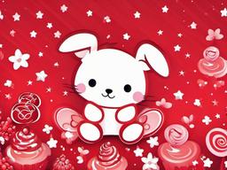 Cute Red Wallpaper - Sweet and playful red wallpaper.  background wallpaper