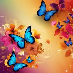 Butterfly Background Wallpaper - colorful butterfly backgrounds wallpaper  