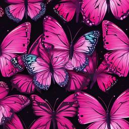 Butterfly Background Wallpaper - aesthetic wallpaper pink butterfly  