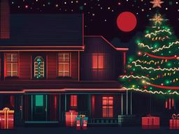 Stranger Things Christmas Wallpaper  