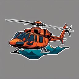 Mars Helicopter Sticker - Helicopter exploring the Martian atmosphere, ,vector color sticker art,minimal