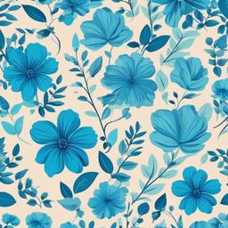 Cute Blue Flower Wallpaper - Blue floral with a cute vibe  ,background wallpaper