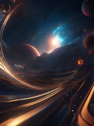 Space 4K Wallpaper - 4K Futuristic Space Exploration  intricate patterns, splash art, wallpaper art