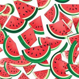 Joyful Watermelon sticker- Summery Sweetness, , color sticker vector art