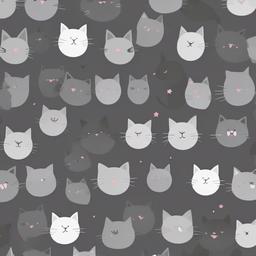 Cat Background Wallpaper - grey smokey background  