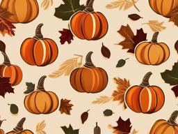 Thanksgiving Wallpaper-A simple, elegant Thanksgiving design, featuring a single, stylized pumpkin or cornucopia.  aesthetic background wallpaper