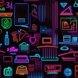 Neon Background Wallpaper - neon sign aesthetic wallpaper  