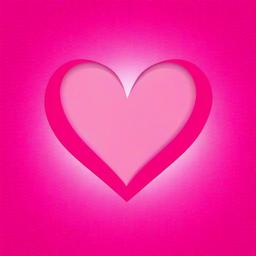 Heart Background Wallpaper - heart on pink background  