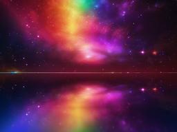 Galaxy Rainbow Background  