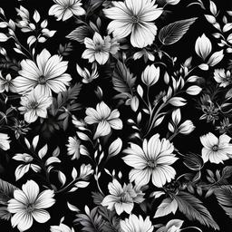 Flower Background Wallpaper - floral background black  