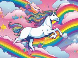 Unicorn Rainbow Wallpaper  