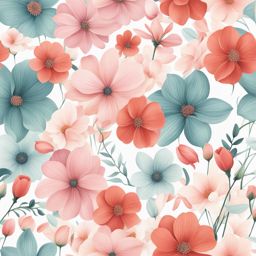 flower clipart - featuring delicate petals. 