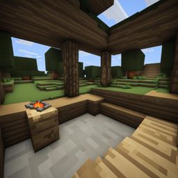 archery range for honing your bow skills - minecraft house design ideas minecraft block style