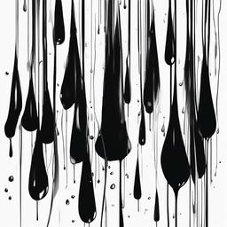 drawing of tears falling  minimal rough sketch scribbles,doodles,black and white