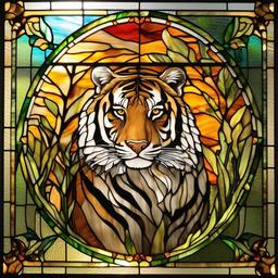 Wildlife Stained Glass Panels - Elevate your decor with the beauty of wildlife stained glass panels, featuring a variety of animals in vibrant and intricate designs.  