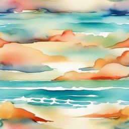 Beach Background Wallpaper - watercolor beach background  