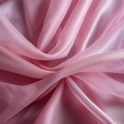 Sheer organza fabric for an airy feel top view, product photoshoot realistic background, hyper detail, high resolution