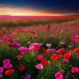 Flower Background Wallpaper - field of flowers wallpaper  