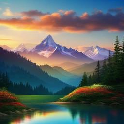 Mountain Background Wallpaper - pretty mountain background  