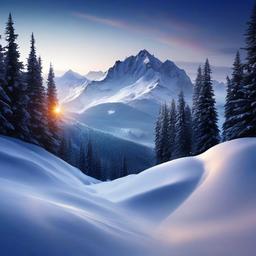 Mountain Background Wallpaper - winter mountain background  